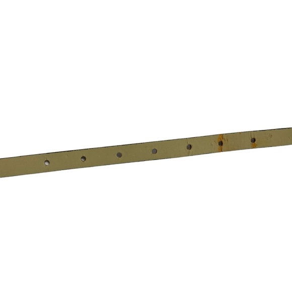 The Limited Adjustable Cognac Reptile 1/2” Wide Belt w/ Polished Nickel Buckle L - Picture 9 of 10